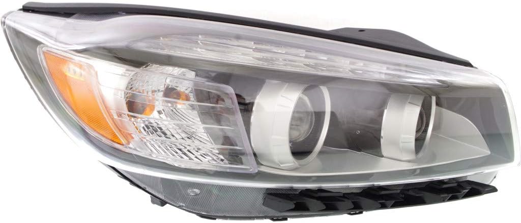KarParts360 For Kia Sorento Headlight Assembly 2016 2017 2018 Passenger Side | w/LED Accent Light | KI2503186 | 92102C6010