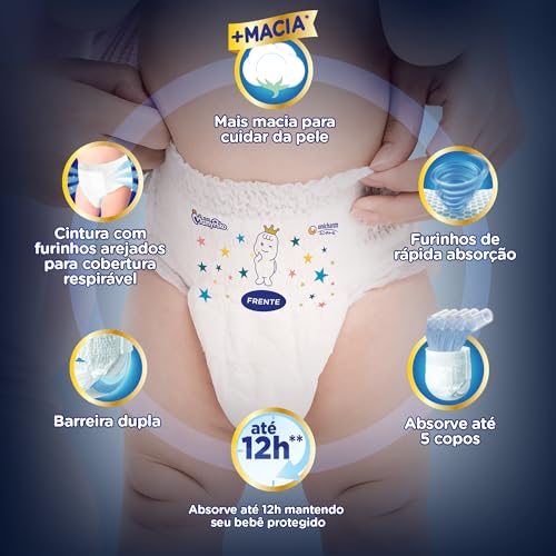 MamyPoko Fralda-Calça Premium Seca M 68... glide