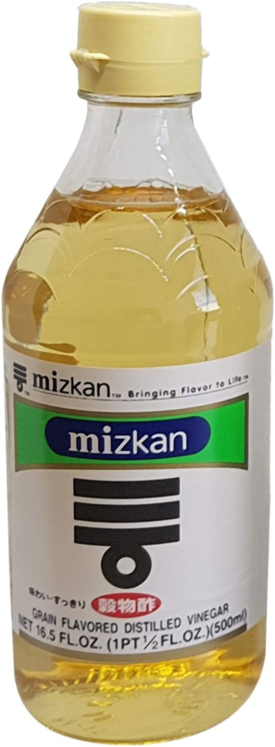 MIZKAN Vinaigre de riz Mitsukan/Mizkan 500ML - Assaisonnement pour plats asiatiques et riz pour sushi (Lot de 4 bouteilles) - Livraison Gratuite France