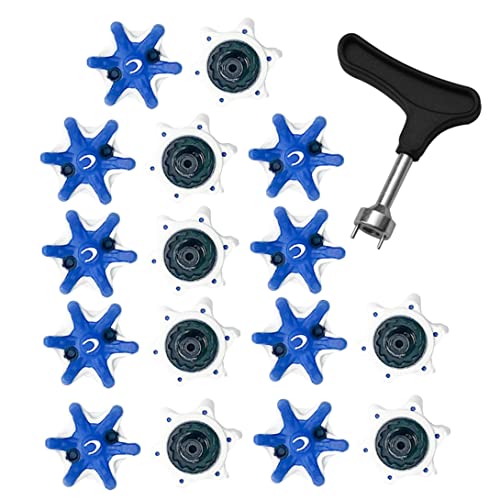 Pesoncarl Golf Spikes Replacements Golf Shoe Spikes Shoe Studs for Accessories Blue
