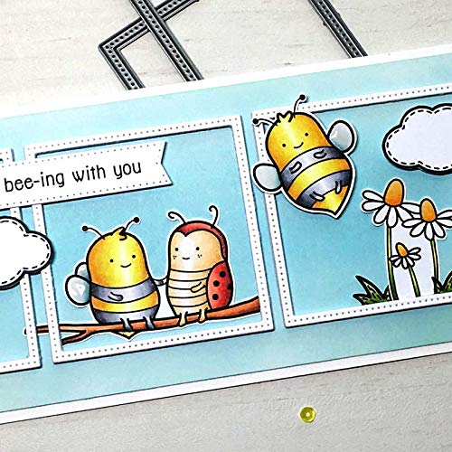 GLOBLELAND 2 Set 31 Pezzi Fustelle per Utensili da Cucito per DIY Scrapbooking Macchina da Cucire in Metallo Tagli Fustellati Goffratura Stencil Modello per Creazione di Carte di Carta Decorazione