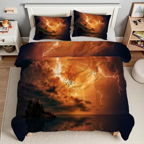 Housse de couette 200x200 microfibre douce avec fermeture éclair solide - 4