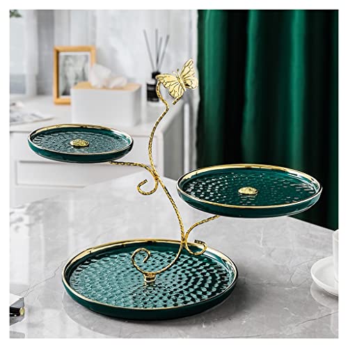 Panier Fruit Porte Fruits Bol de basket de fruits à 3 niveaux for comptoir, Panier séparable de bol en céramique for fruits de fruits for fruits légumes Snacks Porte-organisateur Design Déco Cuisine(B