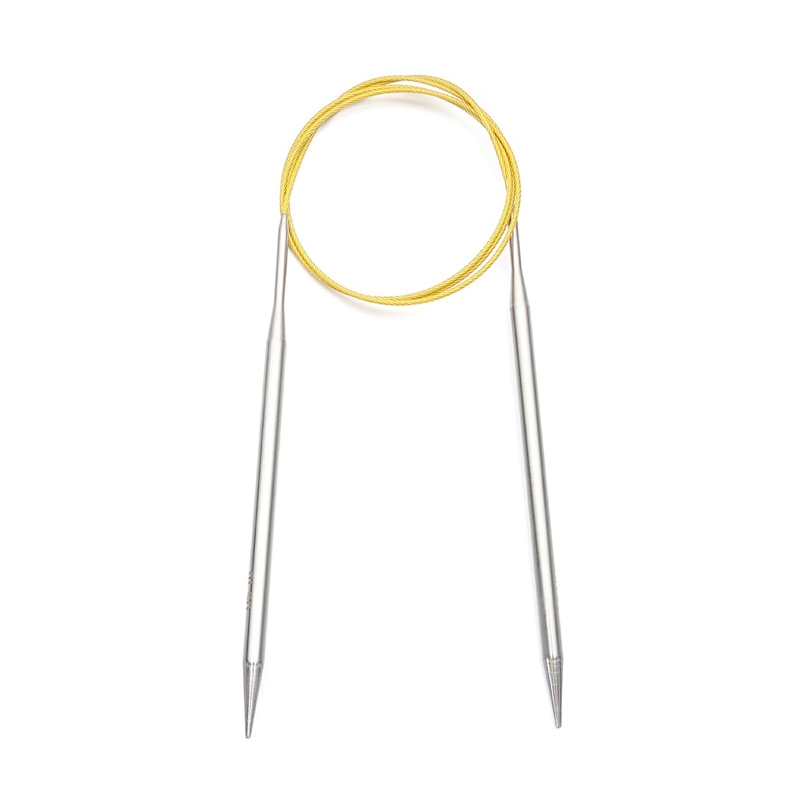 Knitting Needles 80/100cm Stainless Steel Circular Needle Round Weaving Knitting Needles Handmade Crochet Hook DIY Crafts Household Sewing Pins(100cm-6mm)