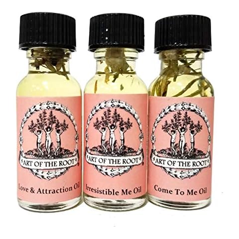 Love & Attraction 3 Oil Set with Come to Me, Love & Attraction, Irresistible Me Oils | Wiccan Pagan Hoodoo Conjure Magick Cover