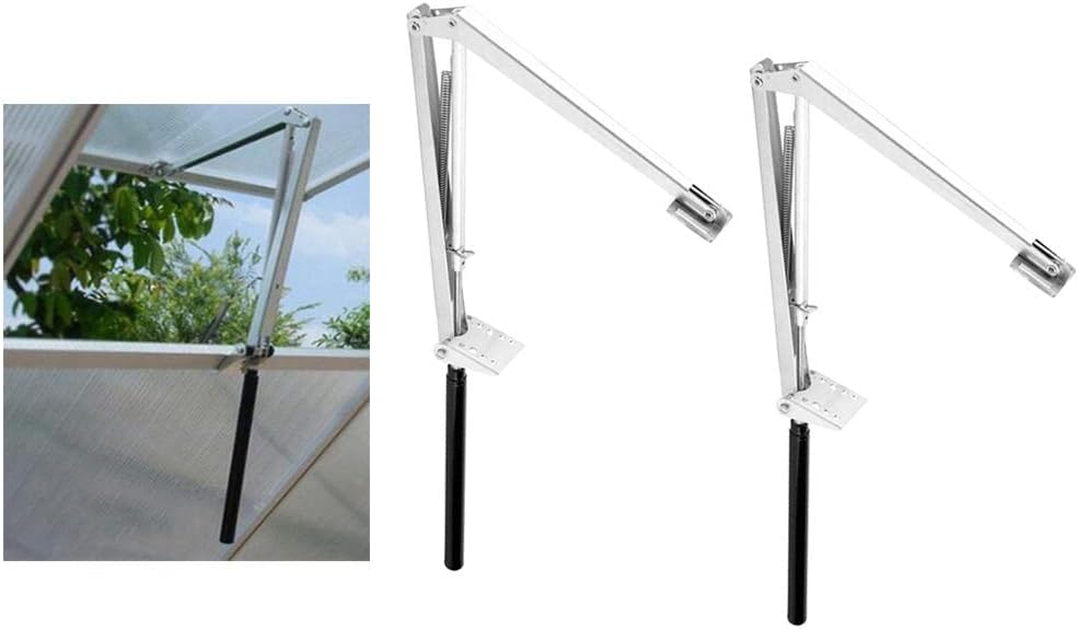Greenhouse Window Opener Solar Heat Sensitive Vent Opener Automatic Agricultural Spring Adjustable Temperature Stainless Steel Suitable
