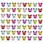 10mm transparent mixed color