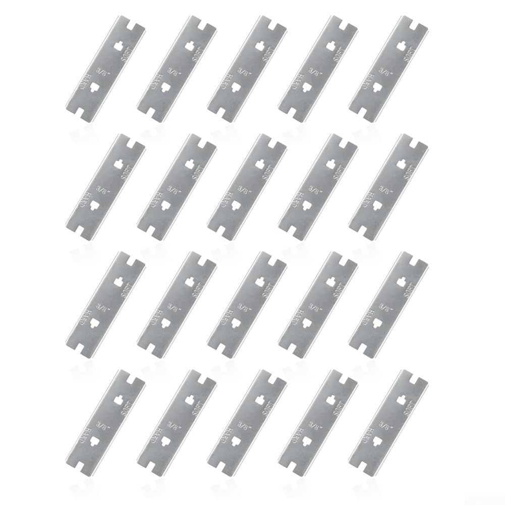 Set di 20 misuratori di profondità per motosega Husqvarna da 3/8 pollici modelli 73LP e 73VL, parte di ricambio in acciaio inossidabile 5056981-01N resistente all'usura