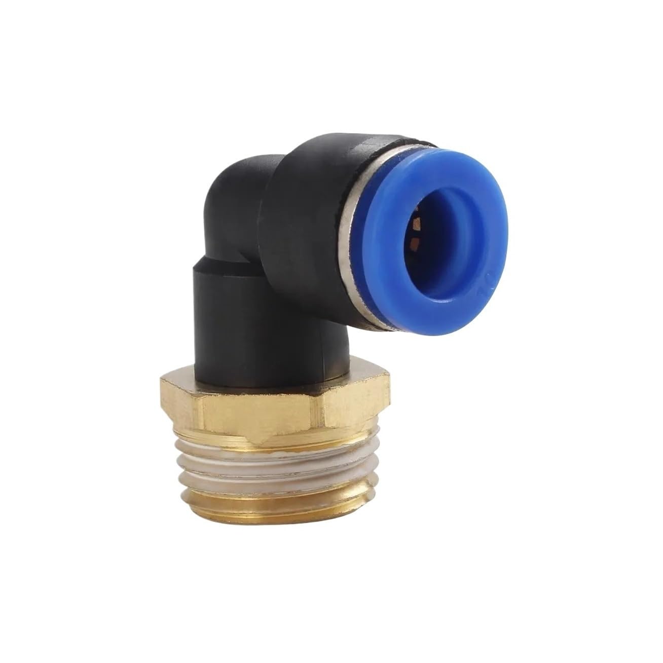 Conector Neumático Acodado, Racer Rápido Manguera Roscada