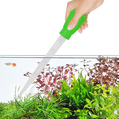 Fischfütterungsinstrument - Praktischer Fischtank Siphon | Easy Fiish Feeder Abfall Clean Tool für Aquarien, FIISH Tank Mini Water Changertank Wartung, Wasserwechsel und gesunde Fischfütterung