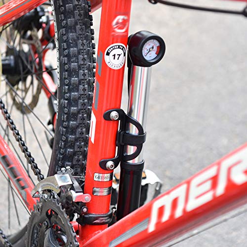 Conjunto de bomba de bicicleta, Romacci Mini bomba de bicicleta Bomba de bicicleta 150 PSI Bomba de