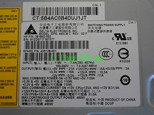 Fuente de poder HP XW4400 460W renovada miniatura 3