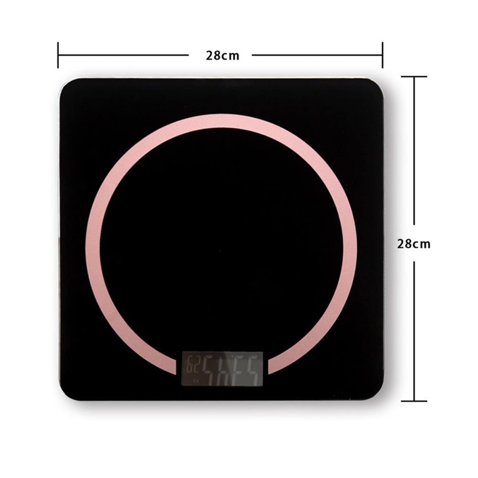 JINGYAN Básculas digitales Electronic Scales Bathroom Floor For People Weighing High Quality Toughened Glass Body Scale LED Digital Girl