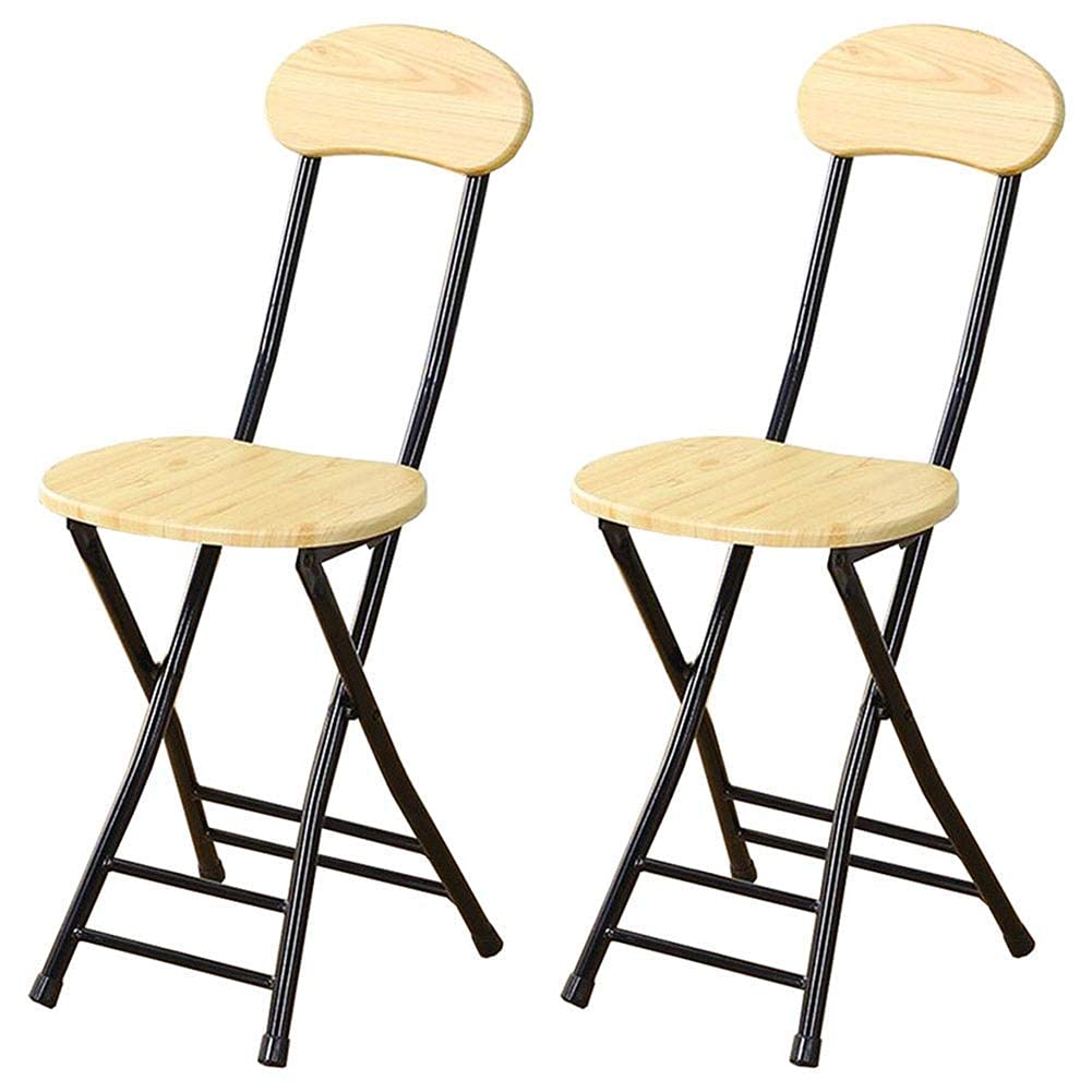 Silla de comedor plegable y maquillaje antideslizante beige para mesa de escritorio en casa