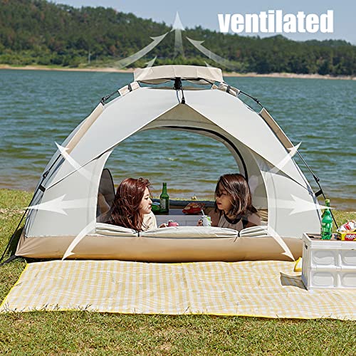 Carpa liviana impermeable para campamento 2 personas miniatura 4
