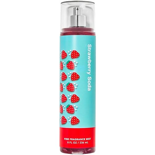 Bath & Body Works Fine Fragrance Body Spray Mist 8 oz (Strawberry Soda)