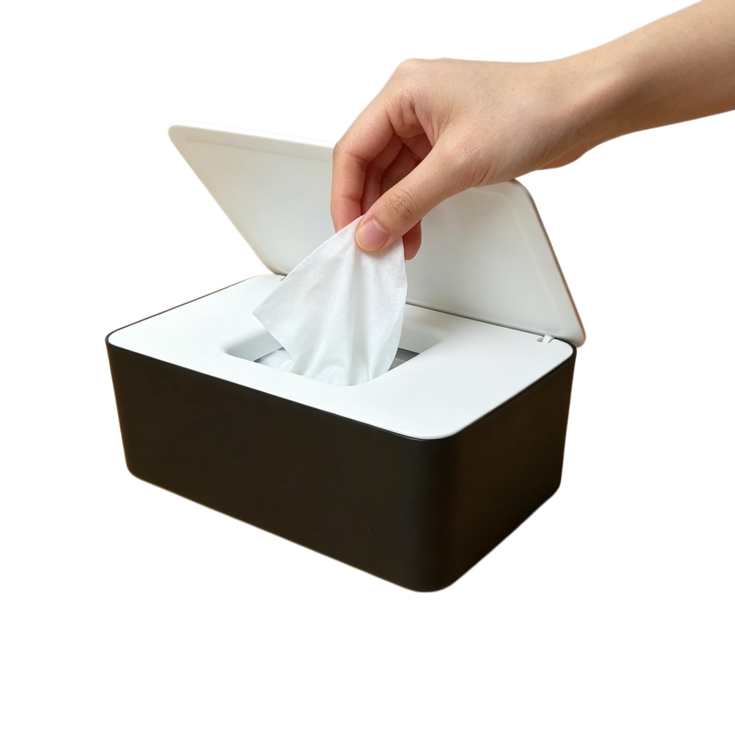 Baby Wet Wipe Dispenser, Baby & Adult Wipe Holder for Home Bathroom, Kitchen, Bedroom, Living Room, Office, Multi - use Storage Case for Dry Wipes & Masks