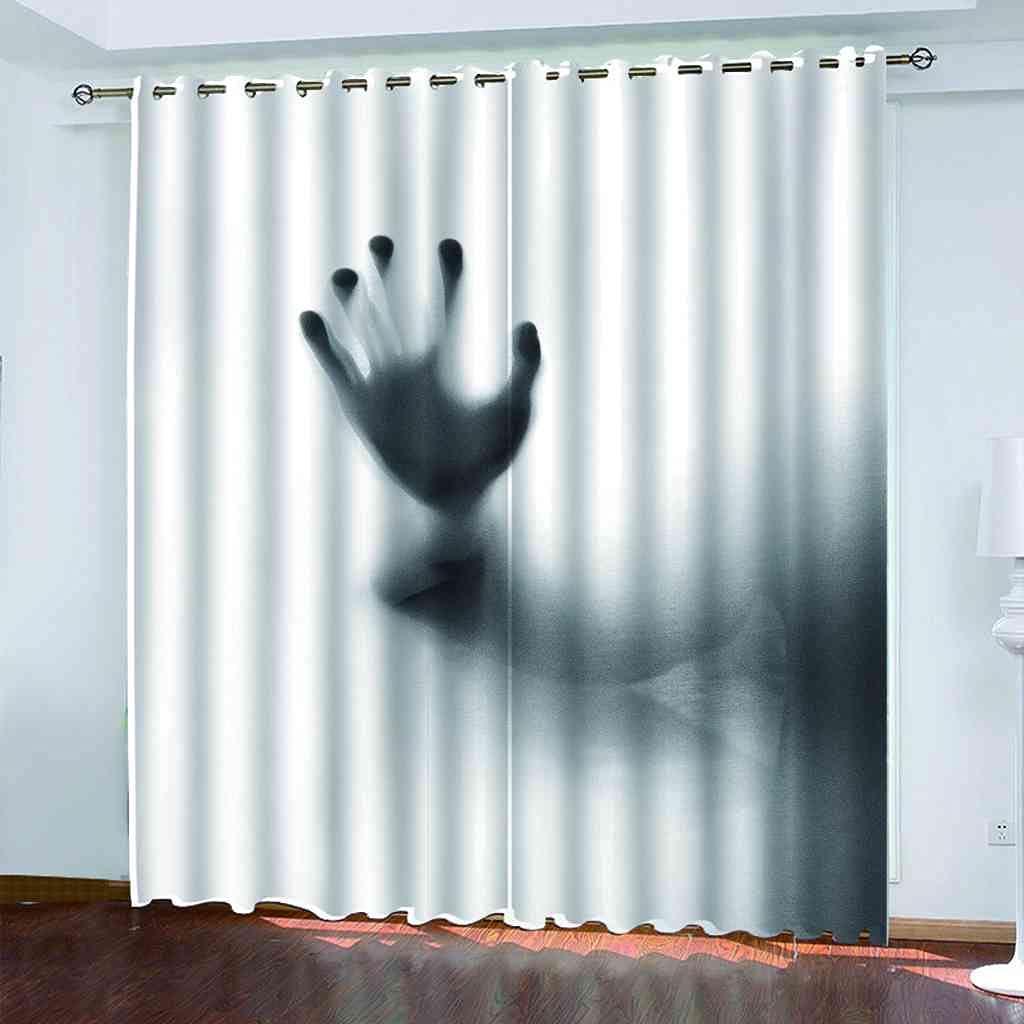 Rideau thermique isolant en polyester aspect mat pour grands vitrages
