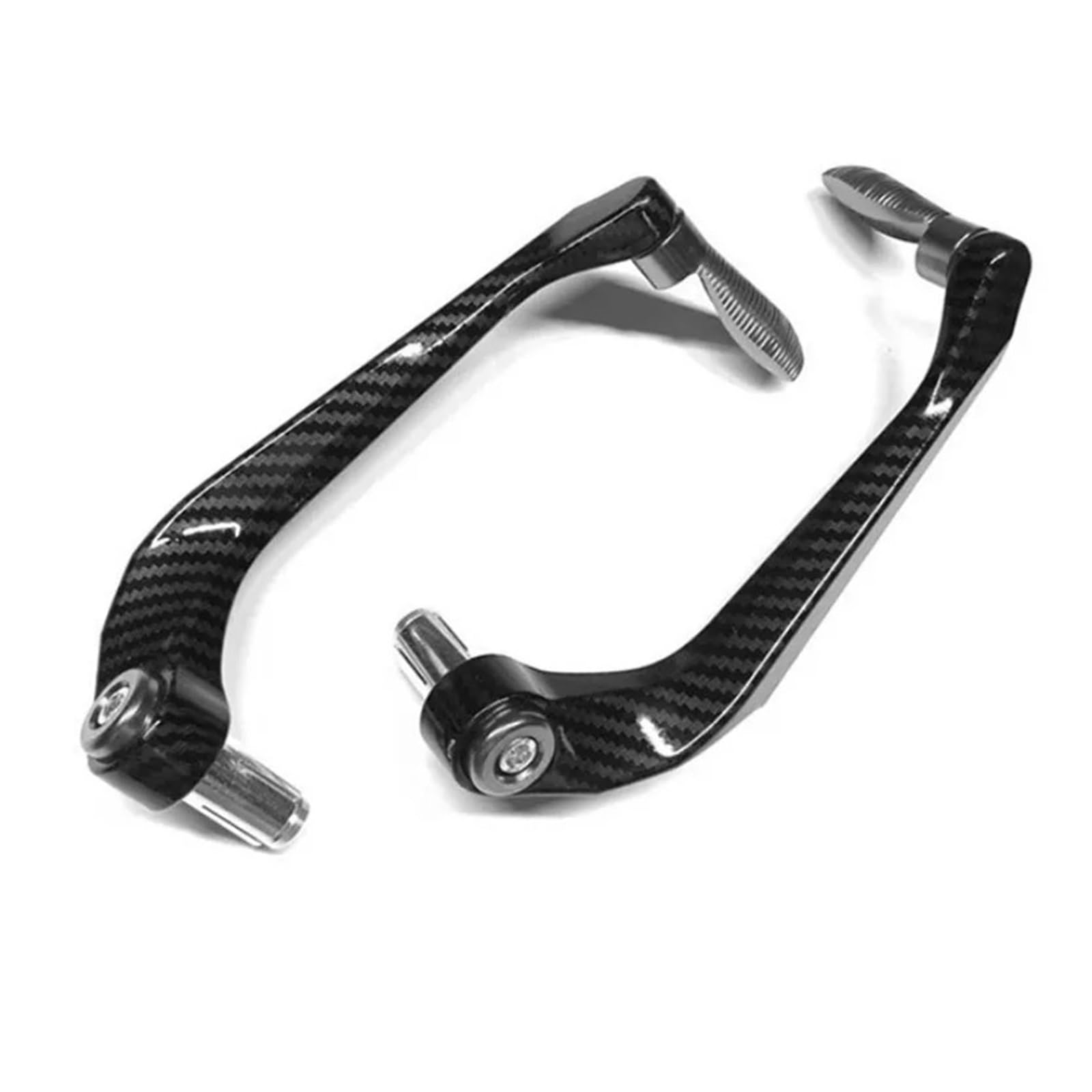 HYDBCNP Motorcycle Handguards Motorcycle Handlebar Brake Clutch Lever Hand Guard Protector Modification Accessories Handguard Motorcycle Handlebar Protector(Titanium Color)