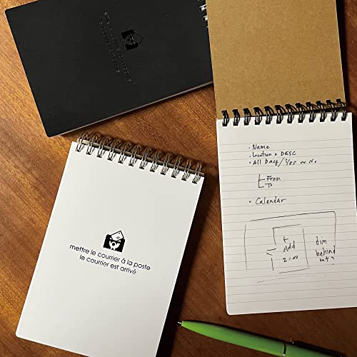 エトランジェ・ディ・コスタリカ『トランスペアレンシーA6ダブルリングメモ』