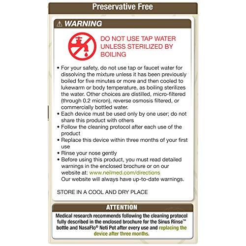 Neilmed Sinus Rinse Premixed Refill Packets With Xylitol, 60Ct. #TOP2