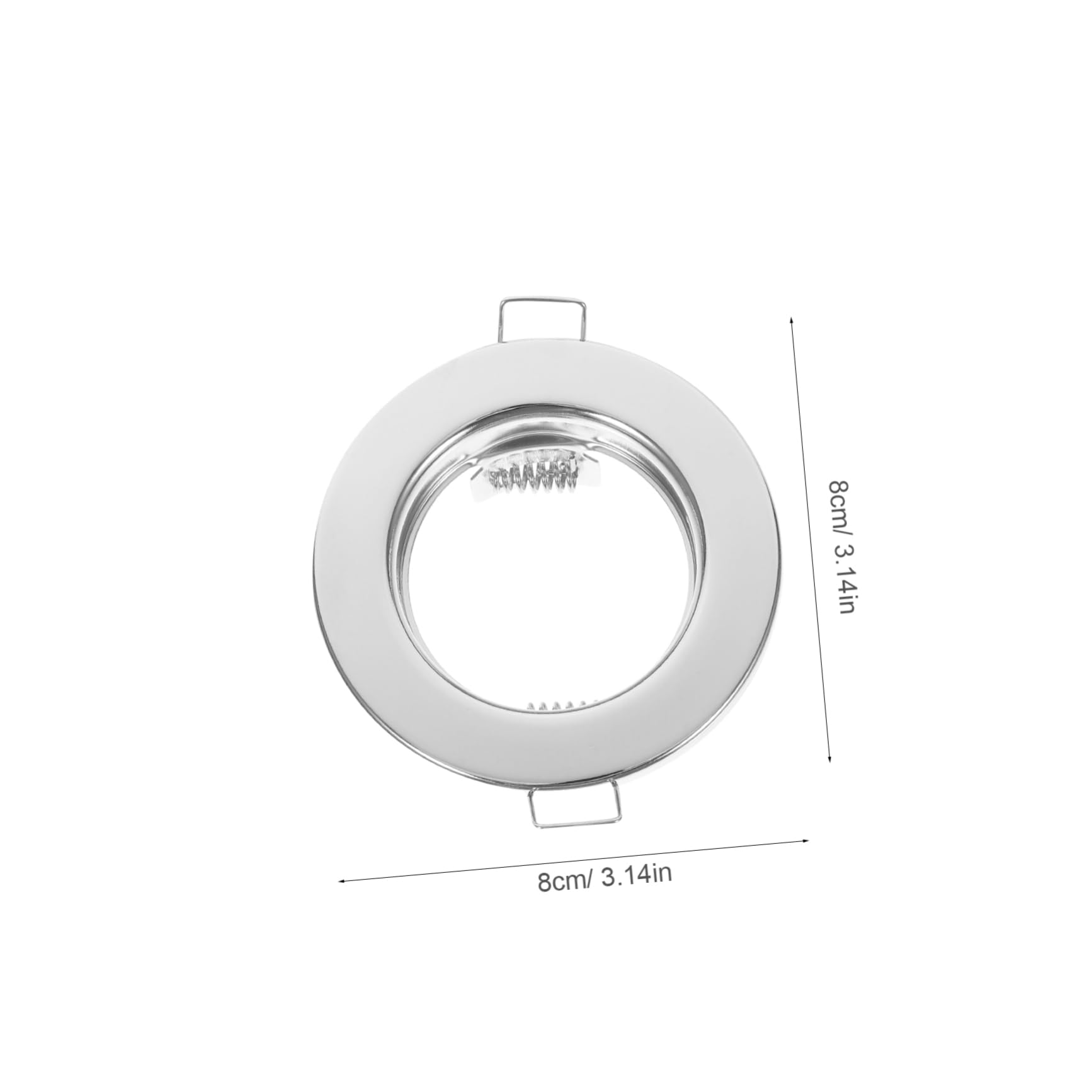 KALLORY Modern Ceiling Light Housing Mr16/gu10 Light Trim Easy Installation Lighting Fixtures for Room