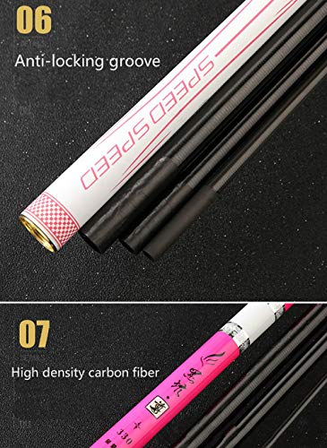 hengel Super Hard Hengel 10H Black Pit Vissen Competitive Ice Fishing-3.3m Hengel (Size : 2.7m) - Image 7