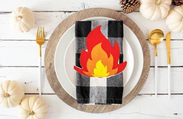 Miniatura 4 de Servilletas de papel para camión de bomberos, servilletas de llama de fuego, servilletas de bebidas desechables de papel para decoración de fiesta