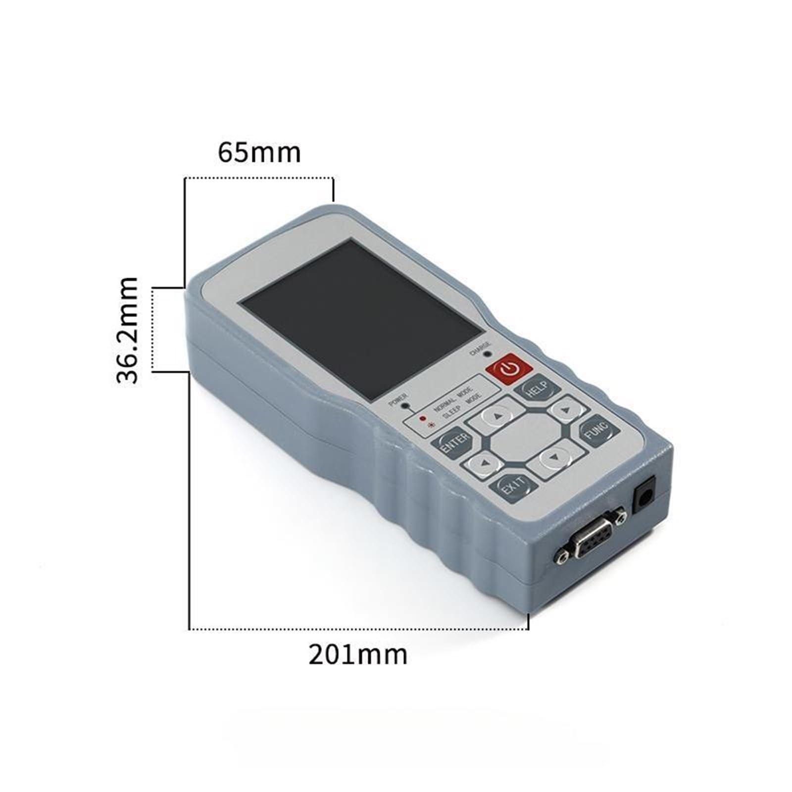 Medidor de fuerza digital con sensor de celda de carga tipo S y 2 anillos de prueba de presión de fuerza de alta precisión múltiples modos(HB9 with 200KG CELL)