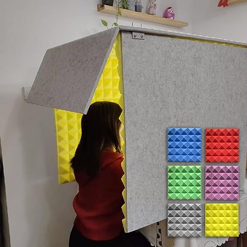 WORDFUN Booth portátil para grabación vocal, caja de aislamiento acústico, escudo absorbente para micrófono, estudio de grabación de sonido miniatura 1