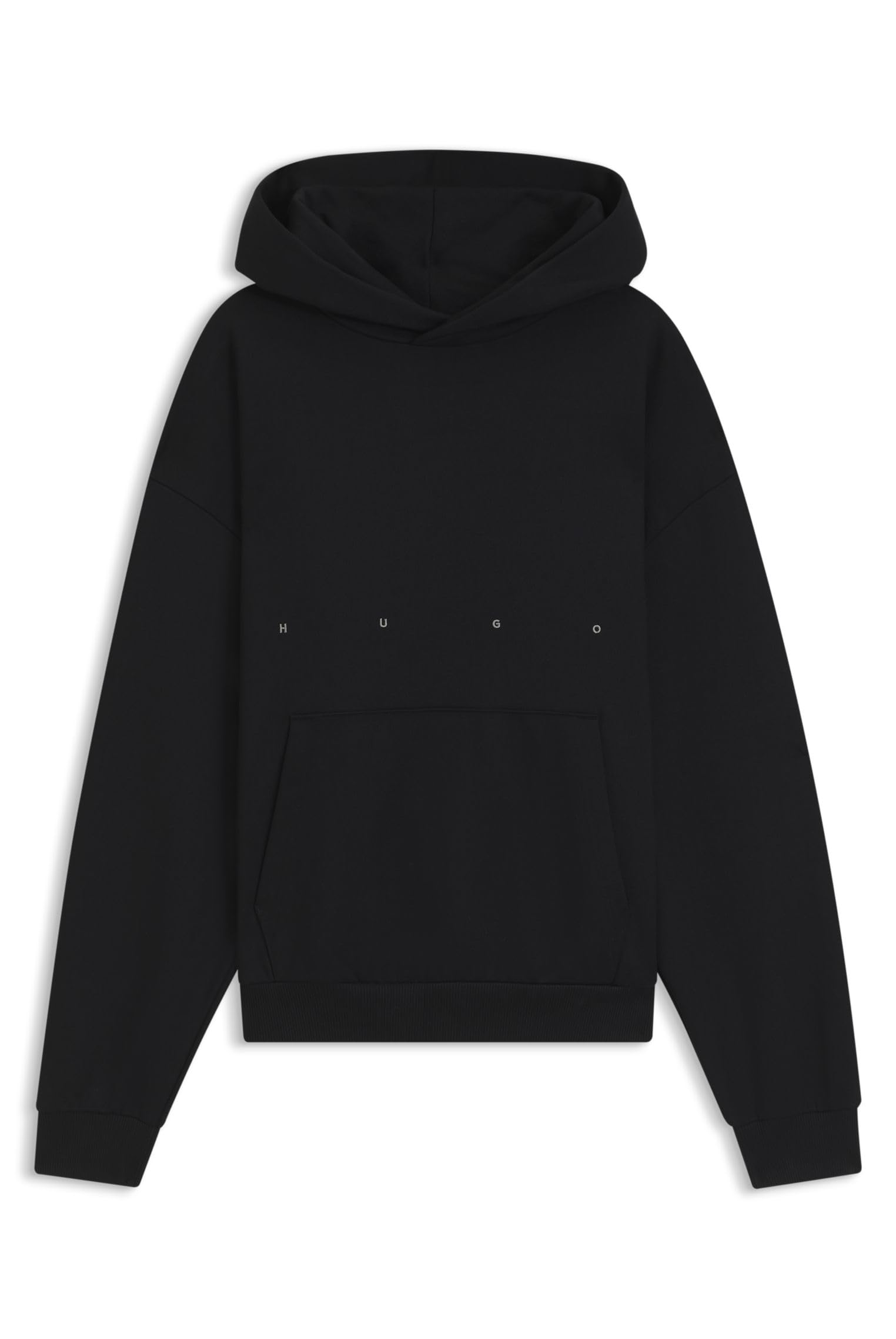 HUGO Herren Dabilano Oversized Hoodie aus Baumwoll-Terry mit Ballerina-Artwork Schwarz001 XS