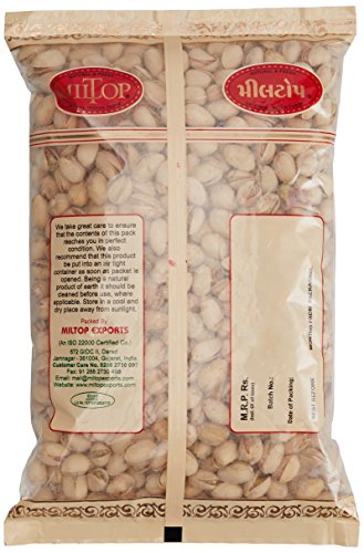 Image of Miltop Salted Pistachio, 1kg, Dry Fruits (Pack of 3)