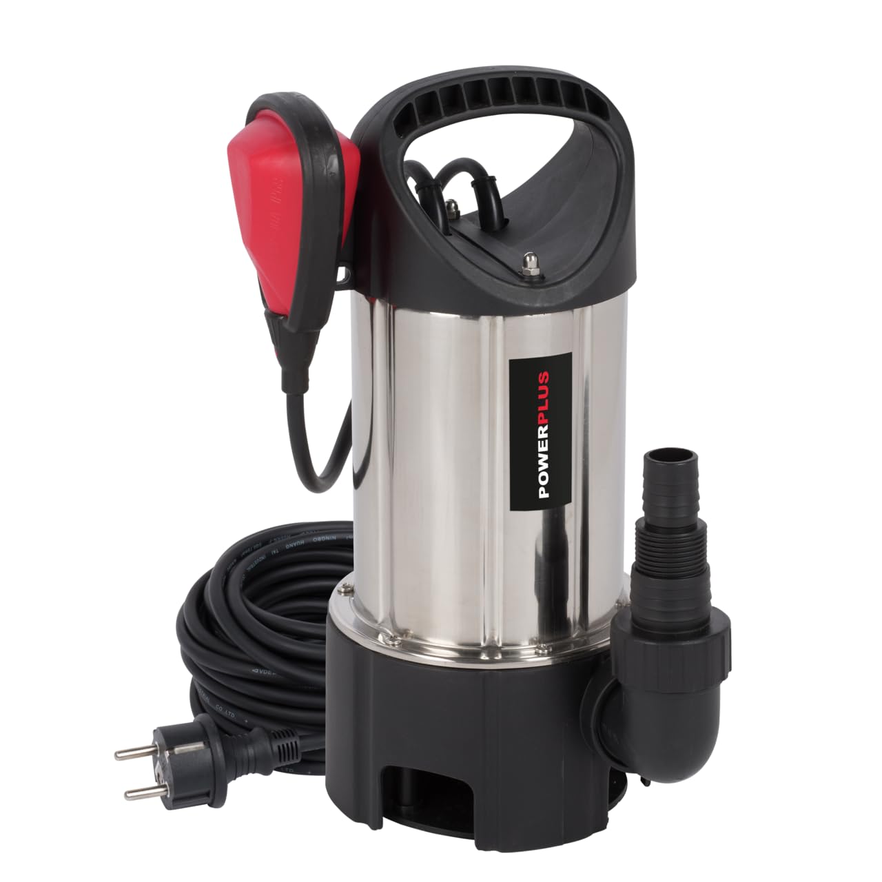 POWERPLUS Bomba sumergible POWEW67912-400 W motor y agua máxima de 7500 l/hour