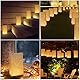 Kurtzy 20 STK Lichtertüten Papier - Papier Lampions Feuerfest Kerzentüten - Papier Laterne für Party Tischdeko, Events, Valentinstag, Verlobung, Hochzeit, Weihnachten