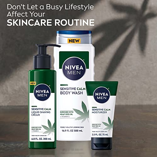 Nivea Men Sensitive Calm Liquid Shaving Cream With Vitamin E And Hemp Seed Oil thumb #10