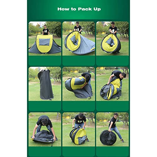 Carpa de camping impermeable para 3-4 personas miniatura 5