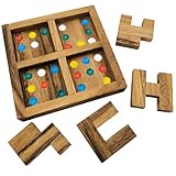 👨‍👩‍👧 Dès 5 ans – Un jeu solo intelligent, idéal pour développer la logique, la patience et la motricité fine.