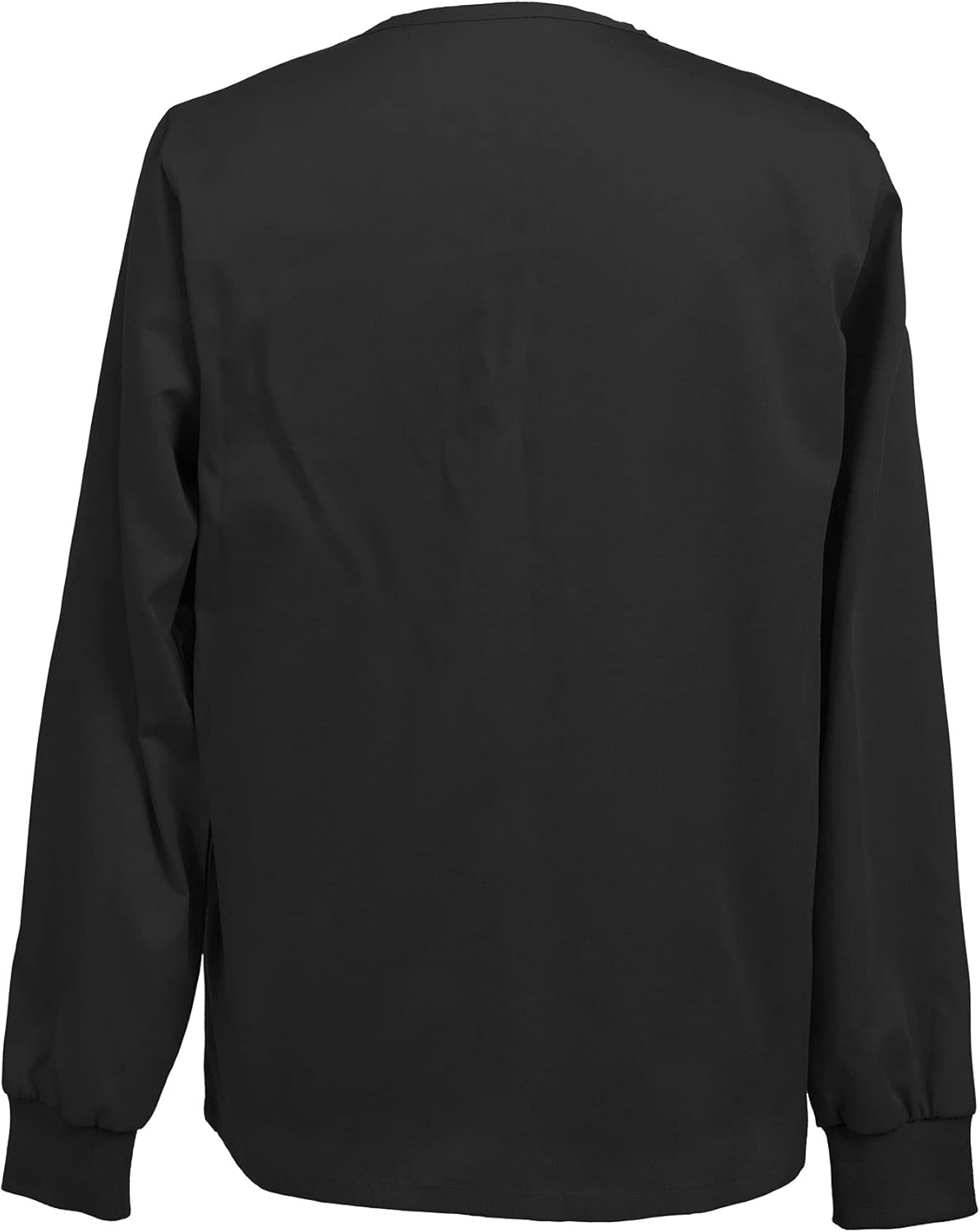 Embroidered Women's Scrub Jacket Workwear Snap Front Warm-up Jacket Personalized with Your Text: Clothing, Shoes & Jewelry