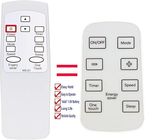 Miniatura 2 de Mando a distancia de repuesto RG15B1/E para aire acondicionado Arctic King Mando a distancia WWK05CR01N WWK05CR91N WWK06CR01N WWK06CR91N WWK08CR91N