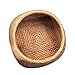 Kosz na pieczywo, pleciony, taca z wikliny, koszyk na pieczywo, uchwyt do serwowania, taca na kosz, kosz rattanowy, okrągły