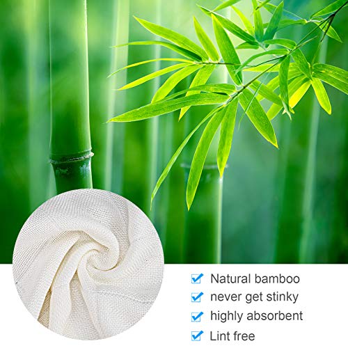 10 Pcs Kitchen Dish Cloths Set, Premiunm Bamboo Fiber Dishcloth Towels. Reusable And Absorbent Dish Cloths & Dish Towels，Suitable For Kitchen Bathroom And Cleaning Counters，(12” X 12”) #TOP1