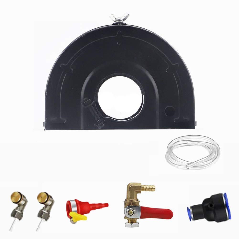 UUMFP Amoladoras Angulares Taladro Colector De Polvo, Tapa De Pulido De Corte Limpio, Accesorio De Protección De Extracción De Polvo De Atomización Profesional (Color : A, Size : 165-(50-55) Mm