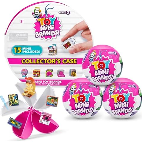 5 Surprise 77244-B Toy Mini Brands Series 2 Wave 2 Starter Pack (Collector's Case and 3 Capsule) Cover