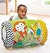 Infantino Jungle Peek & Roll - Encourages Crawling, Inflatable Activity Toy with Bouncing Balls Inside, Fun & Friendly Animal Characters, Helps Gross Motor Skill Development, for Babies 6M+