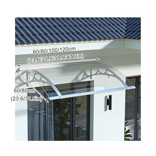 Auvent de terrasse en aluminium résistant aux intempéries et chocs pour fenêtres de maison - 8