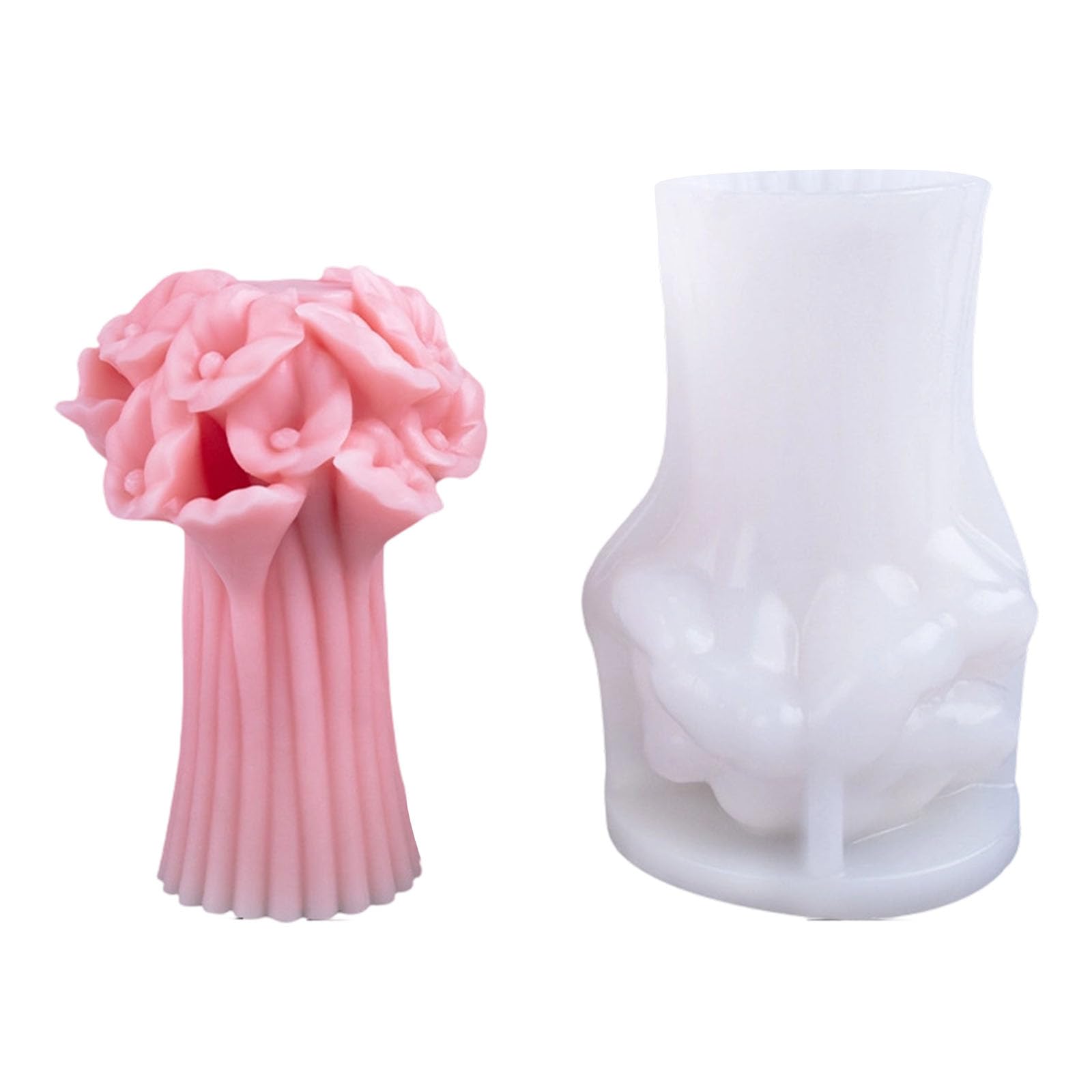 Buxuaaaa Silicone Florals Craft Supplies Bouquet Designs Safe for Home Decoration Projects Silicone Flower