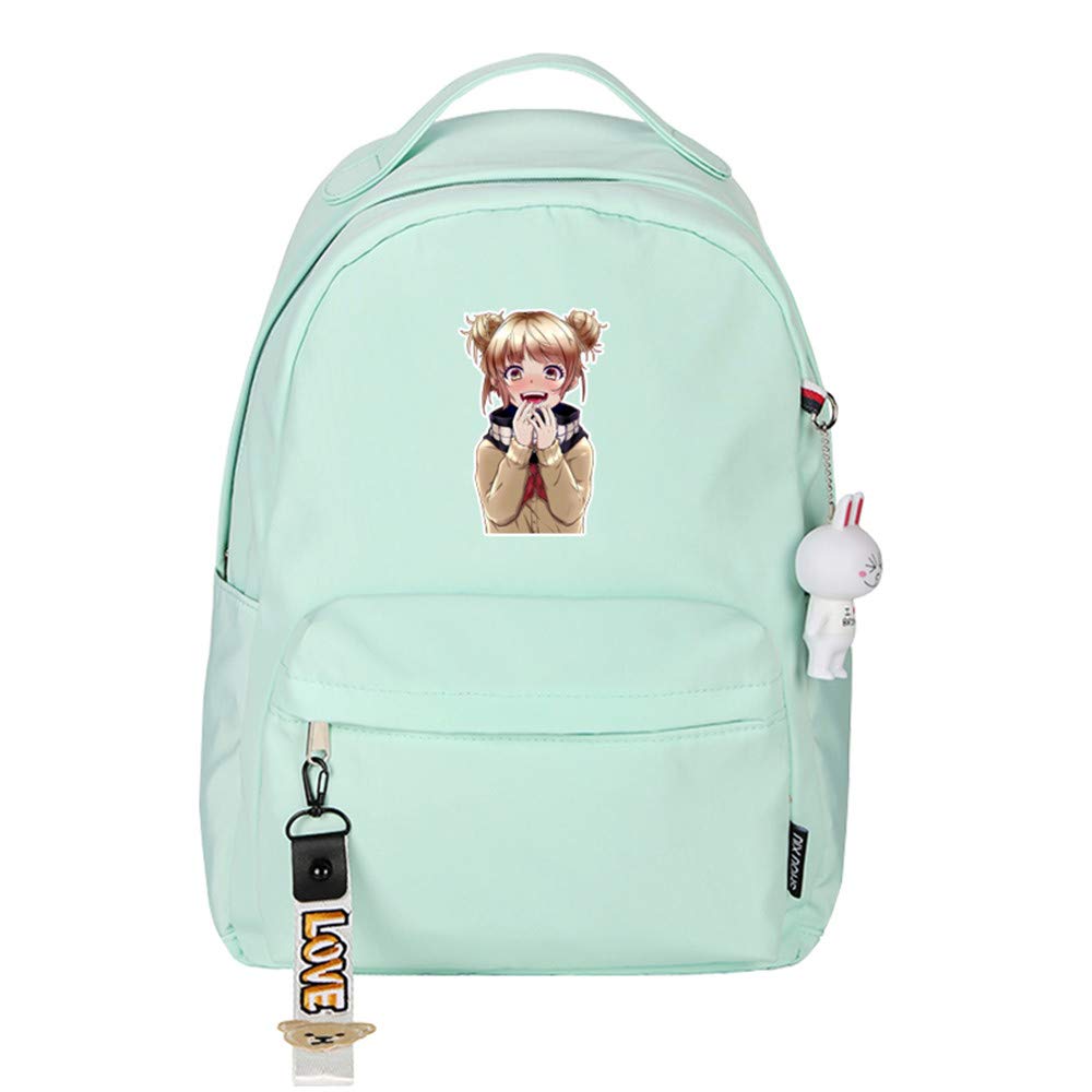 My Hero Academia Cross my body Himiko Toga Women Backpack Kawaii Bookbag Pink Girls School Bags Small Travel Daypack (11)