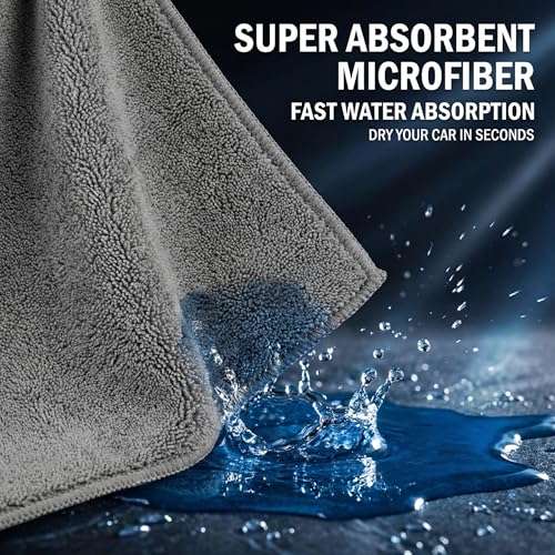 2 Pack Professional Large Microfiber Car Drying Towels (31