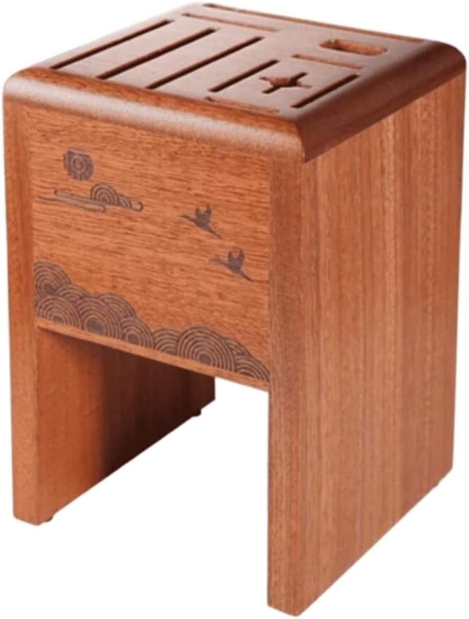 Knife Block Storage Stand Kitchen,Only Selling Cutter Holder,Solid Wood Knives Shelf Rack Organizer Accessories Tool