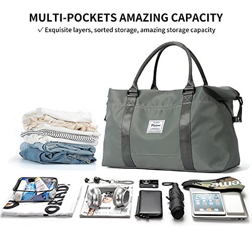 Hyc00 Travel Duffel Bag, Sports Tote Gym Bag, Shoulder Weekender Overnight Bag For Women,Olive Green #TOP2